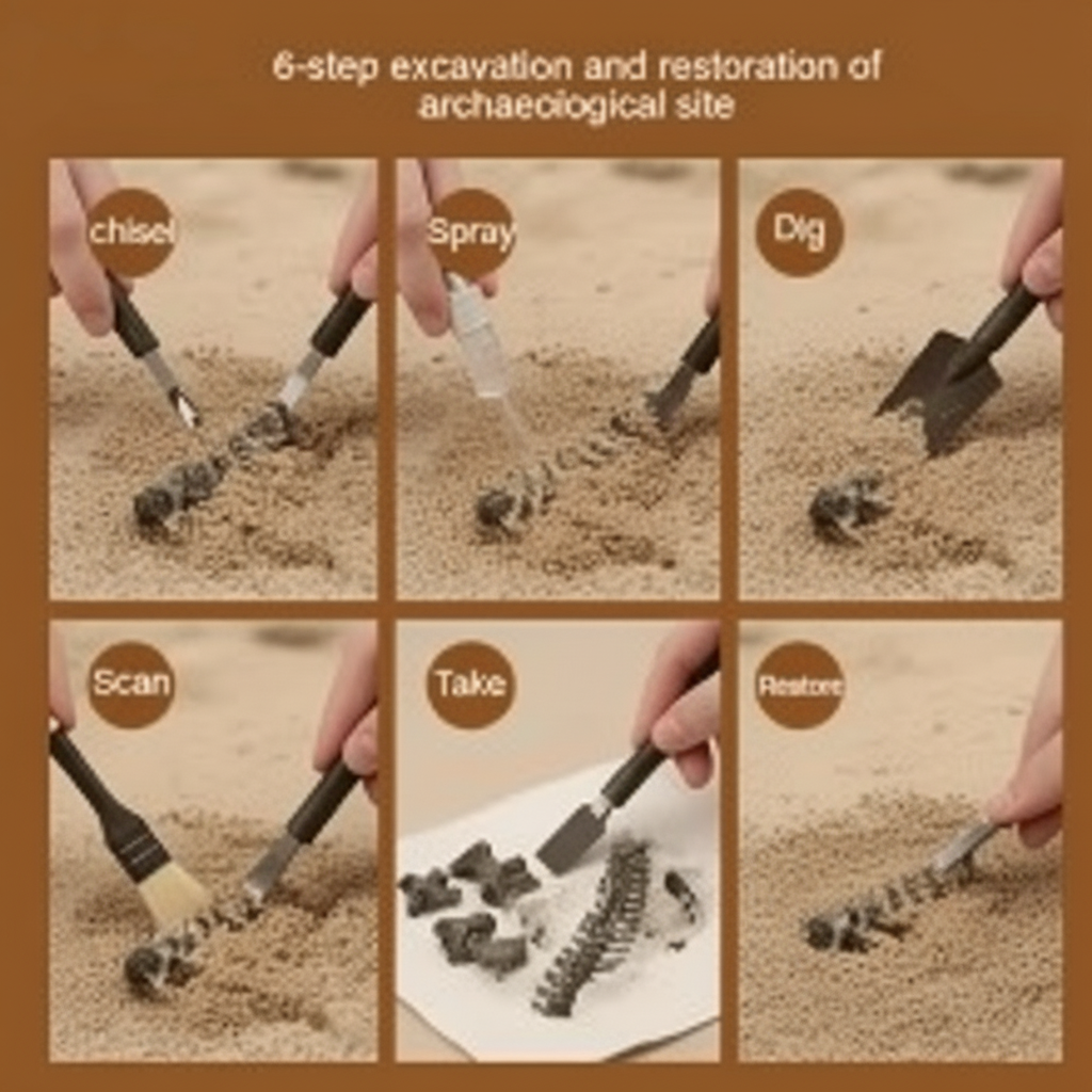 Jurassic World Dinosaur Fossil Excavation Kit – STEM Dig & Discover Adventure for Kids | Educational & Fun Gift