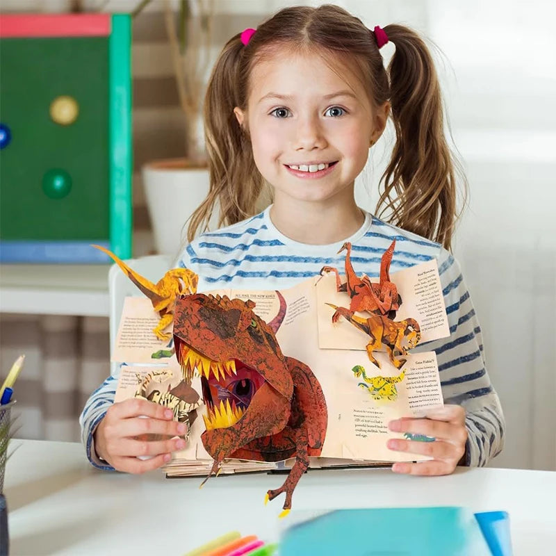 Encyclopedia Prehistorica Dinosaurs – 3D Pop-Up Book for Kids | Educational & Fun Gift
