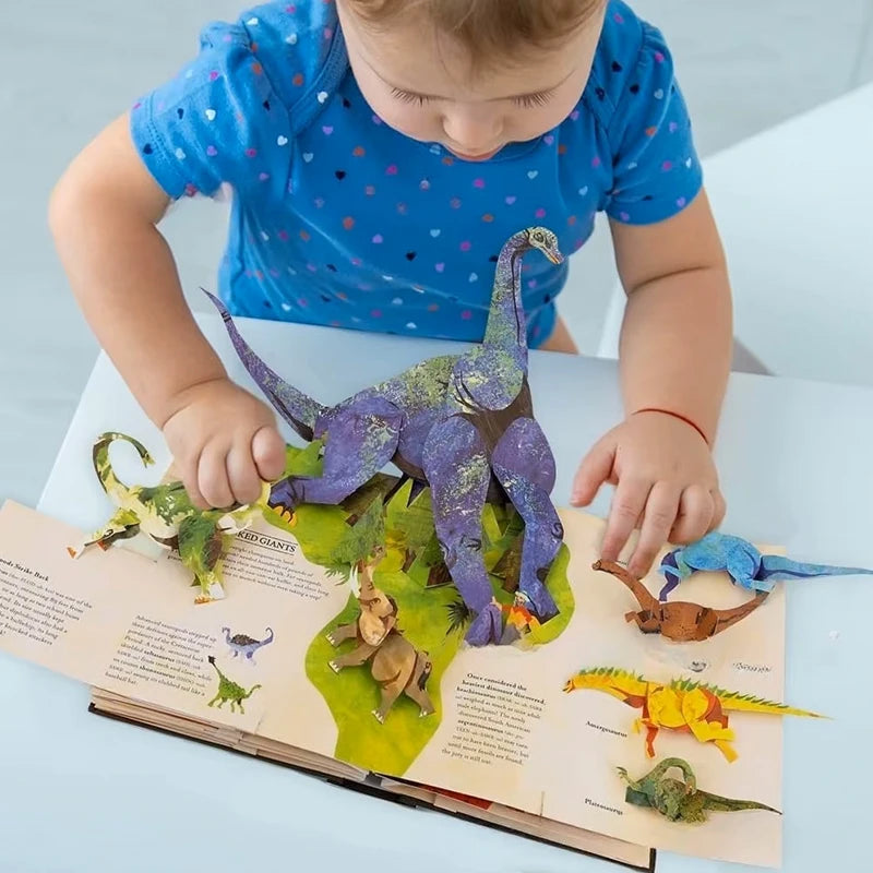 Encyclopedia Prehistorica Dinosaurs – 3D Pop-Up Book for Kids | Educational & Fun Gift